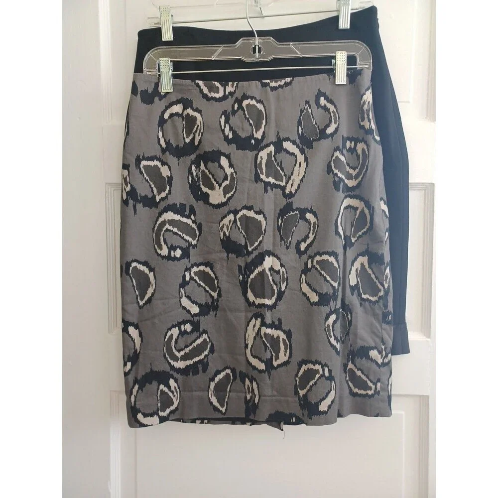 Ann Taylor set/3 straight skirts sz 6 career special occasion neutral classic - Picture 2 of 12